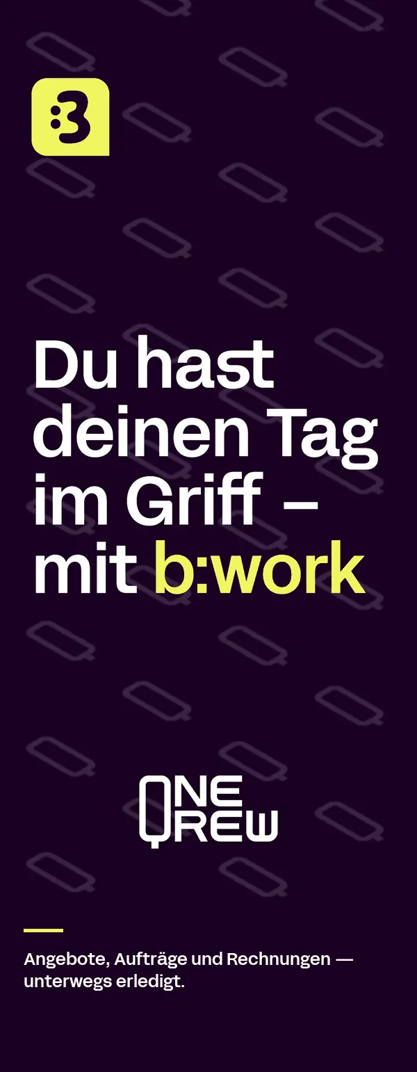 Die b:work-App: Belege unterwegs erstellen – Belegliste, Beleg-Editor und Versand auf dem Smartphone